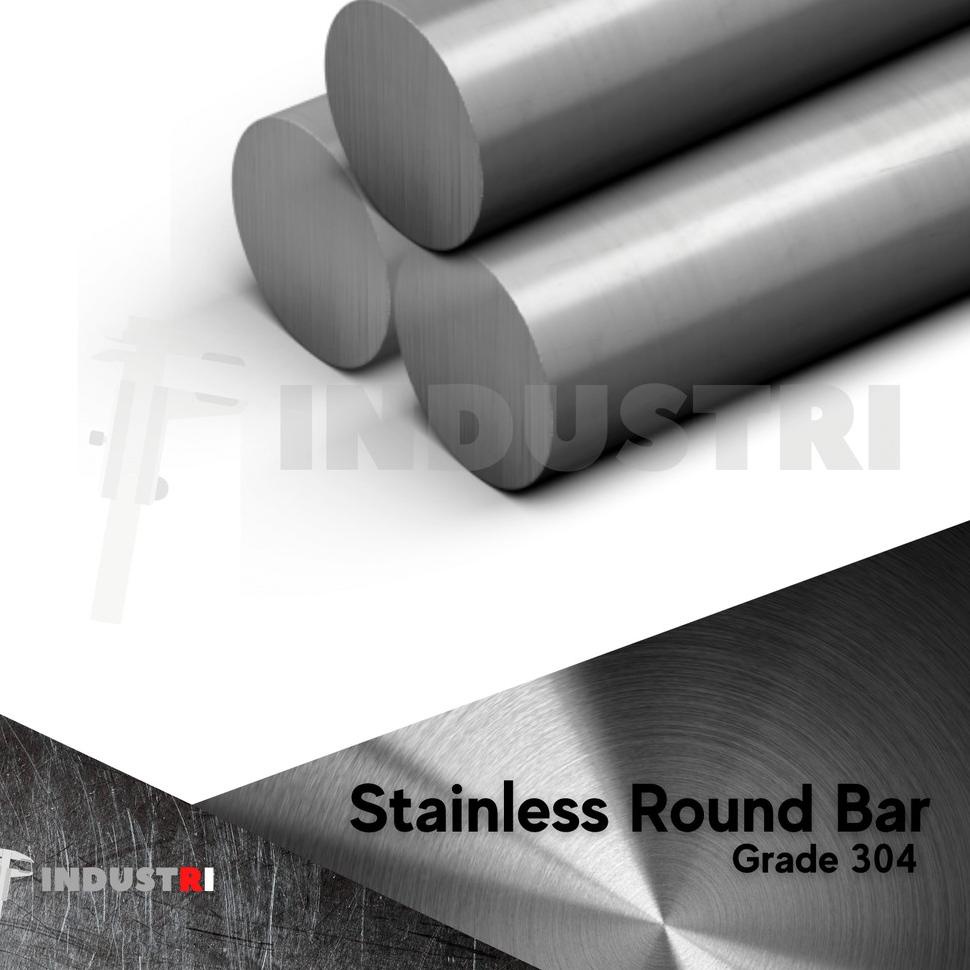 Kualitas Terbaik AS SUS 304 diameter 8mm |AS besi stainless per 1 meter Stock Banyak
