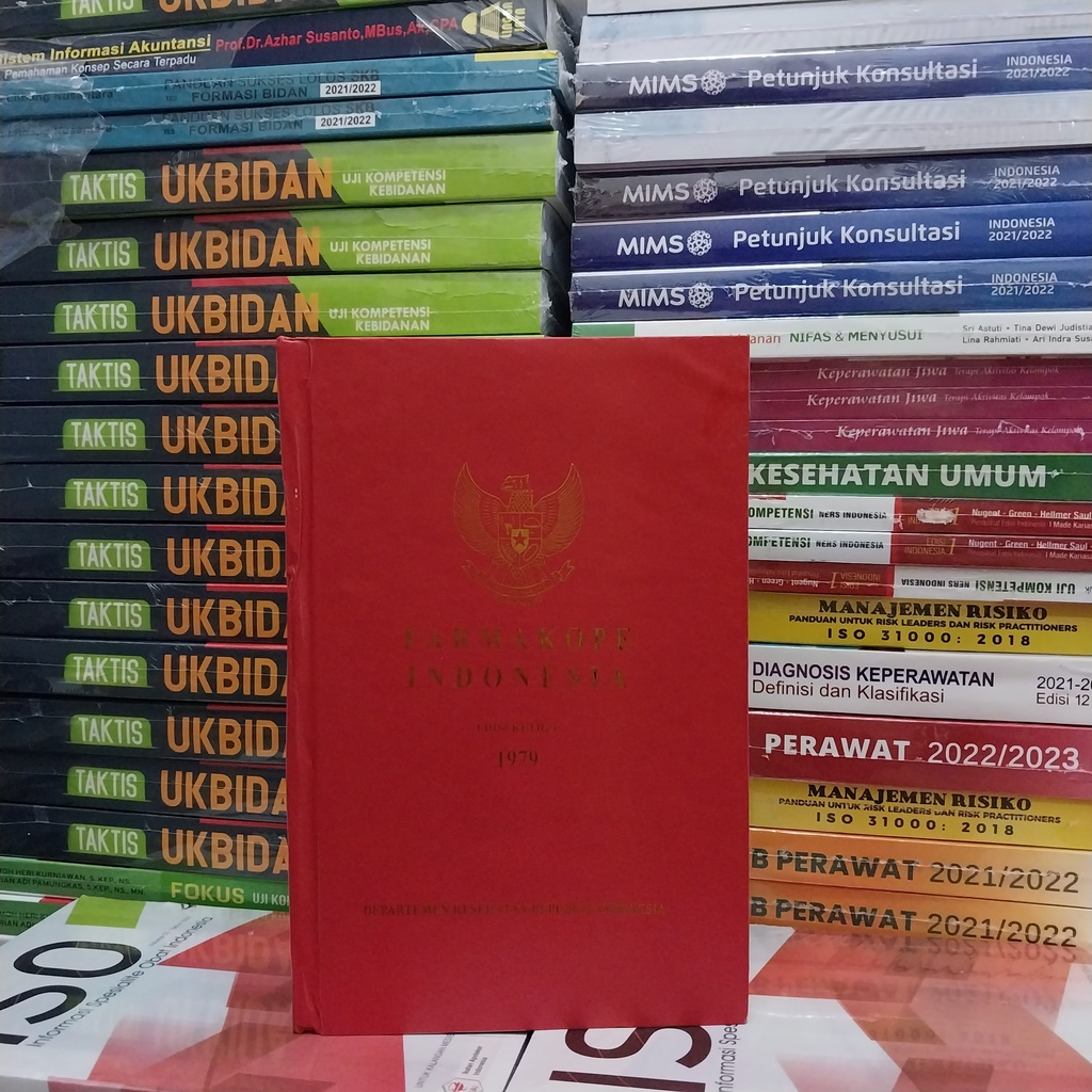 FARMAKOPE EDISI 3 HARD COVER BUKU FARMASI DASAR FARMAKOPE 3 ISO FORMULARIUM NASIONAL ILMU MERACIK OB