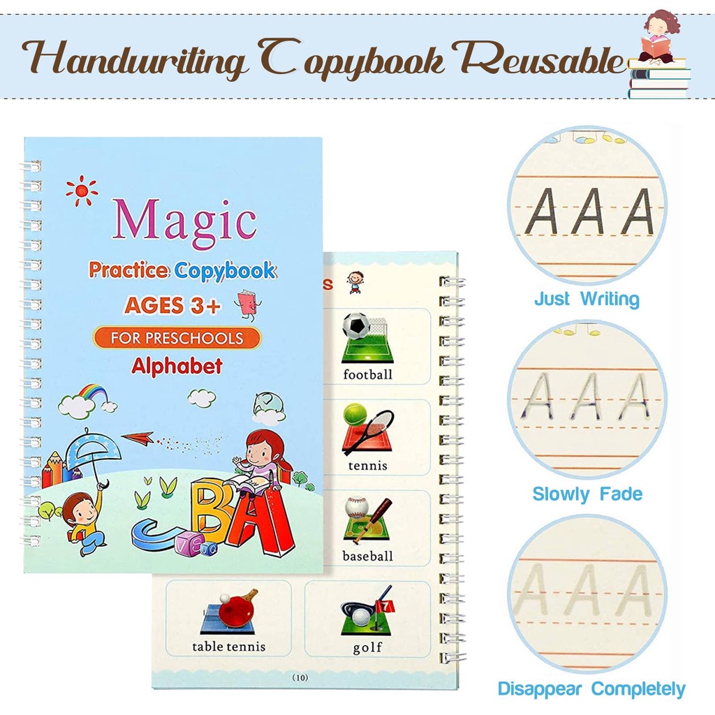 magic book,Buku Latihan anak,Buku latihan sulap