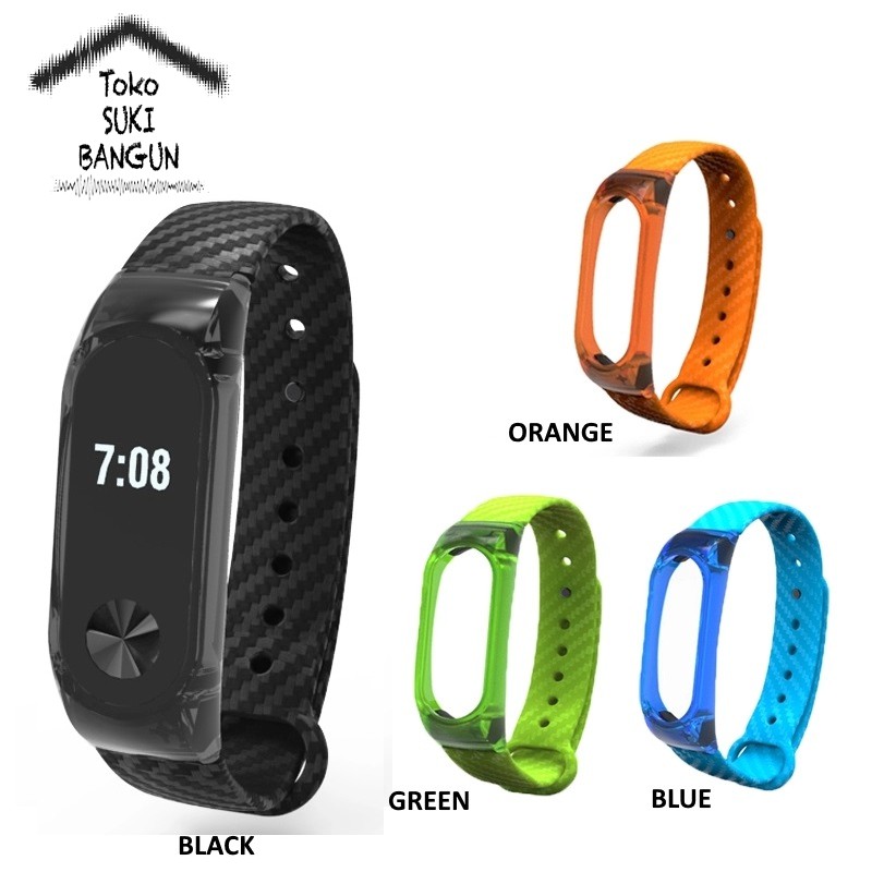 TALI JAM Xiaomi Mi Band 2 Silicone Rubber PATTERN Watch Strap Band