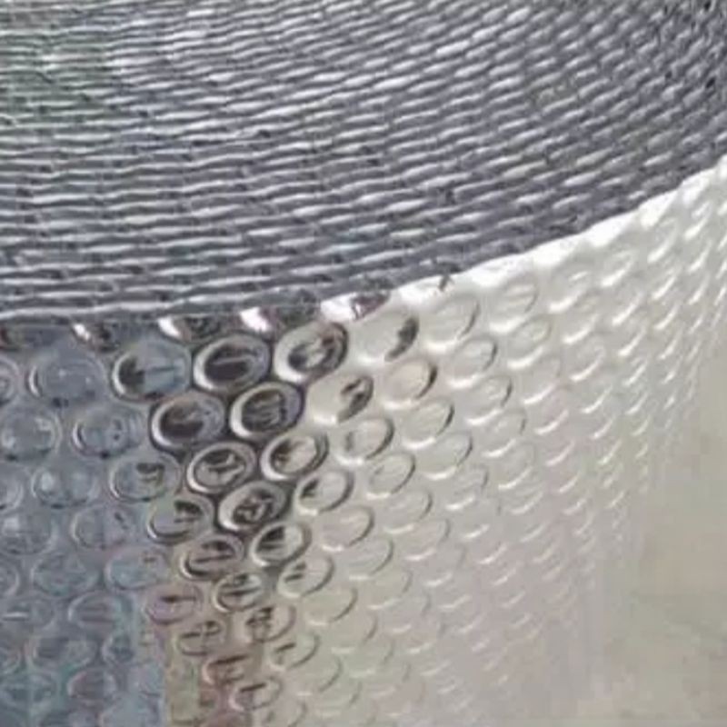 bubble wrap double  120cm × 1m alumunium foil double