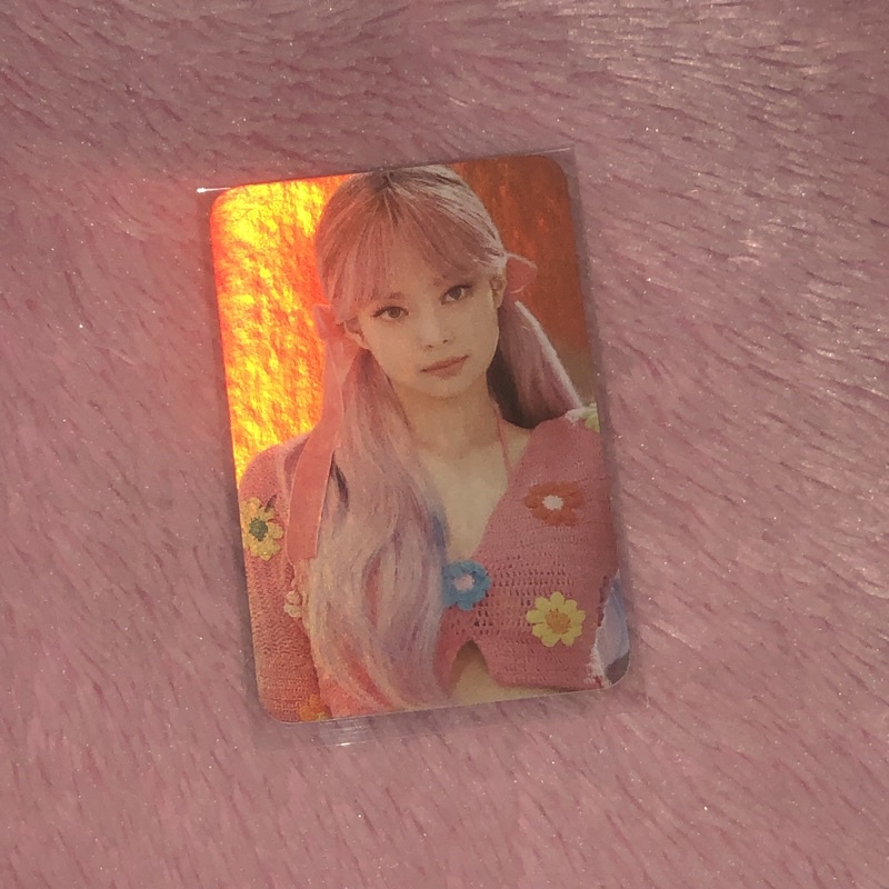 Photocard PC Jennie blackpink the show ice cream hologram official baca deskripsi