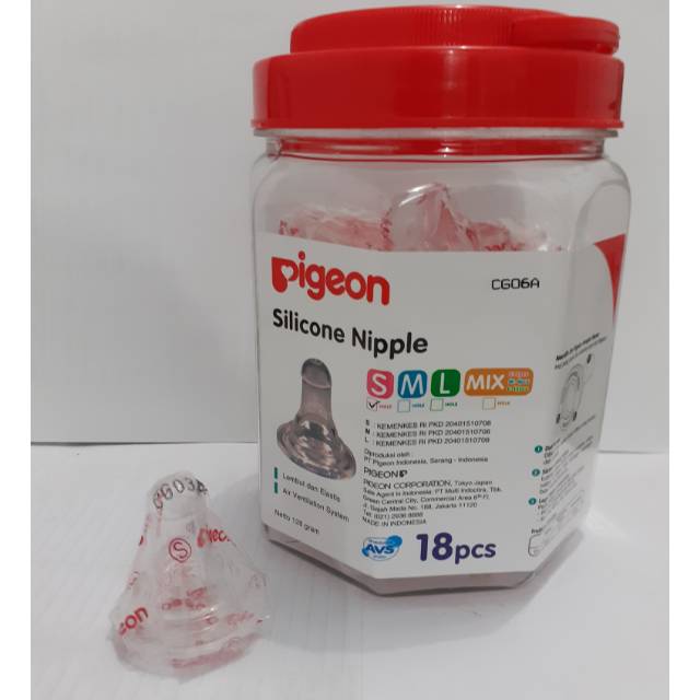 Silicon nipple dot pigeon ukuran S