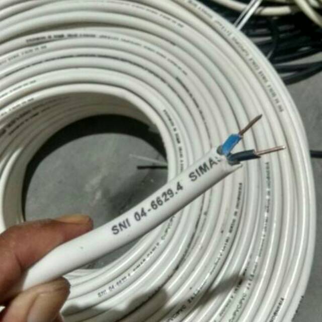 Kabel 2X1,5m NYM  SNI meteran