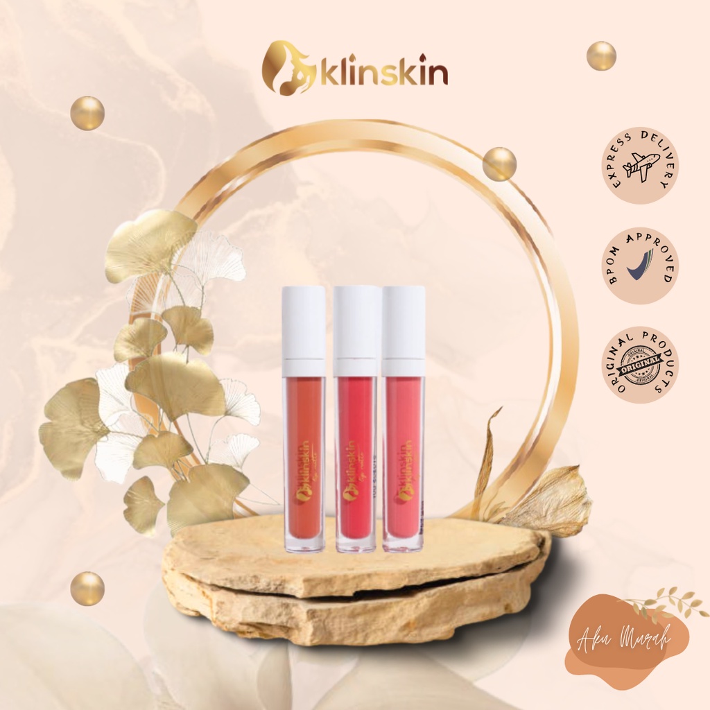 ✨ AKU MURAH ✨LIPMATTE KLINSKIN ORIGINAL BPOM