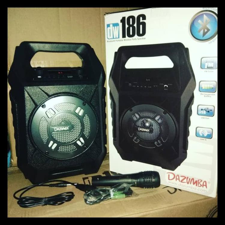 Speaker Aktif Portable bluetooth and radio Dazumba DW186 - dazumba 186 EKSLUSIF