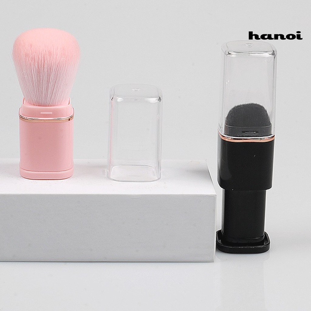 Han / Beauty Brush / Kuas Bedak Tabur Single-end Adjustable Teleskopik Untuk Makeup / Kosmetik Wanita