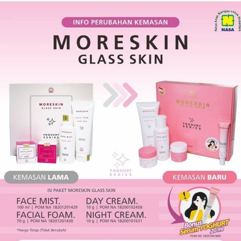 (GLASKIN) Moreskin Glaskin Paket