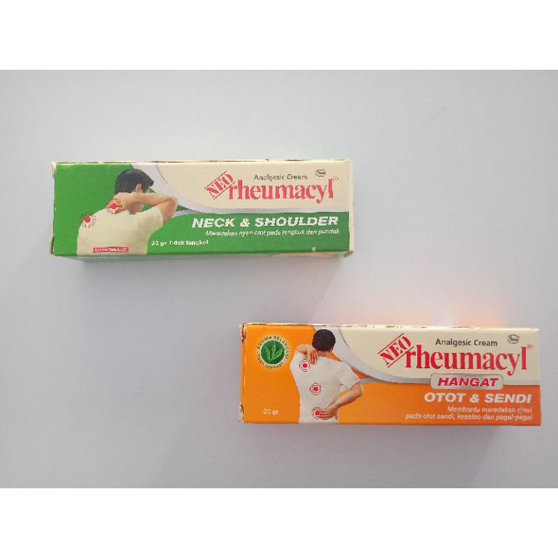 Neo rheumacyl Hangat dan Neo Rheumacyl neck & Shoulder 30 gram