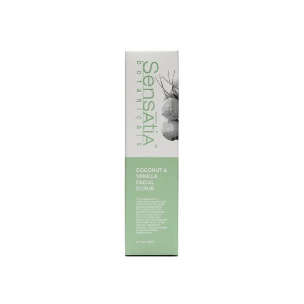 Sensatia Botanicals Coconut &amp; Vanilla Facial Scrub - 60ml