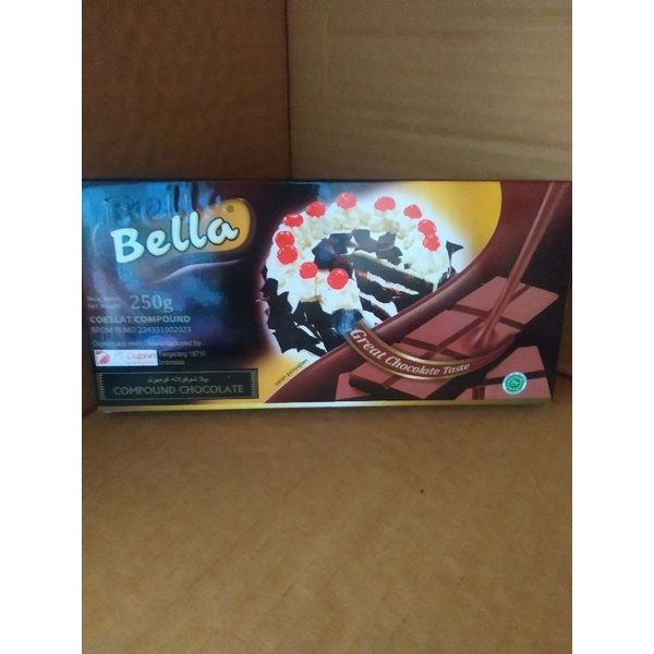 

Bella coklat cokelat compound dark 250 gr