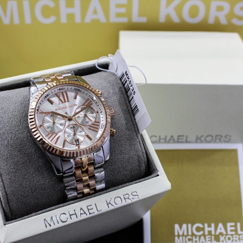 100% ORIGINAL JAM TANGAN MK Rol*ex WANITA 5735 LEXINGTON