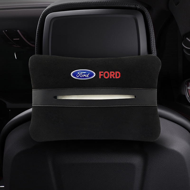 Kotak Tisu Model Gantung Bahan Suede Untuk Sandaran Tangan Belakang Jok Mobil Ford