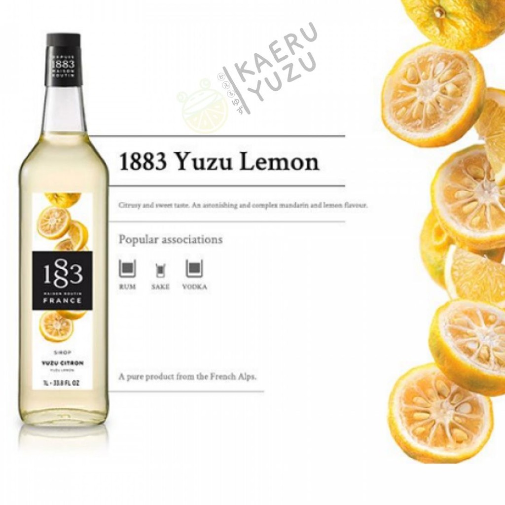 Syrup Maison Routin France 1883 Syrup Yuzu Citron Sirup Yuzu Lemon 1liter Shopee Indonesia