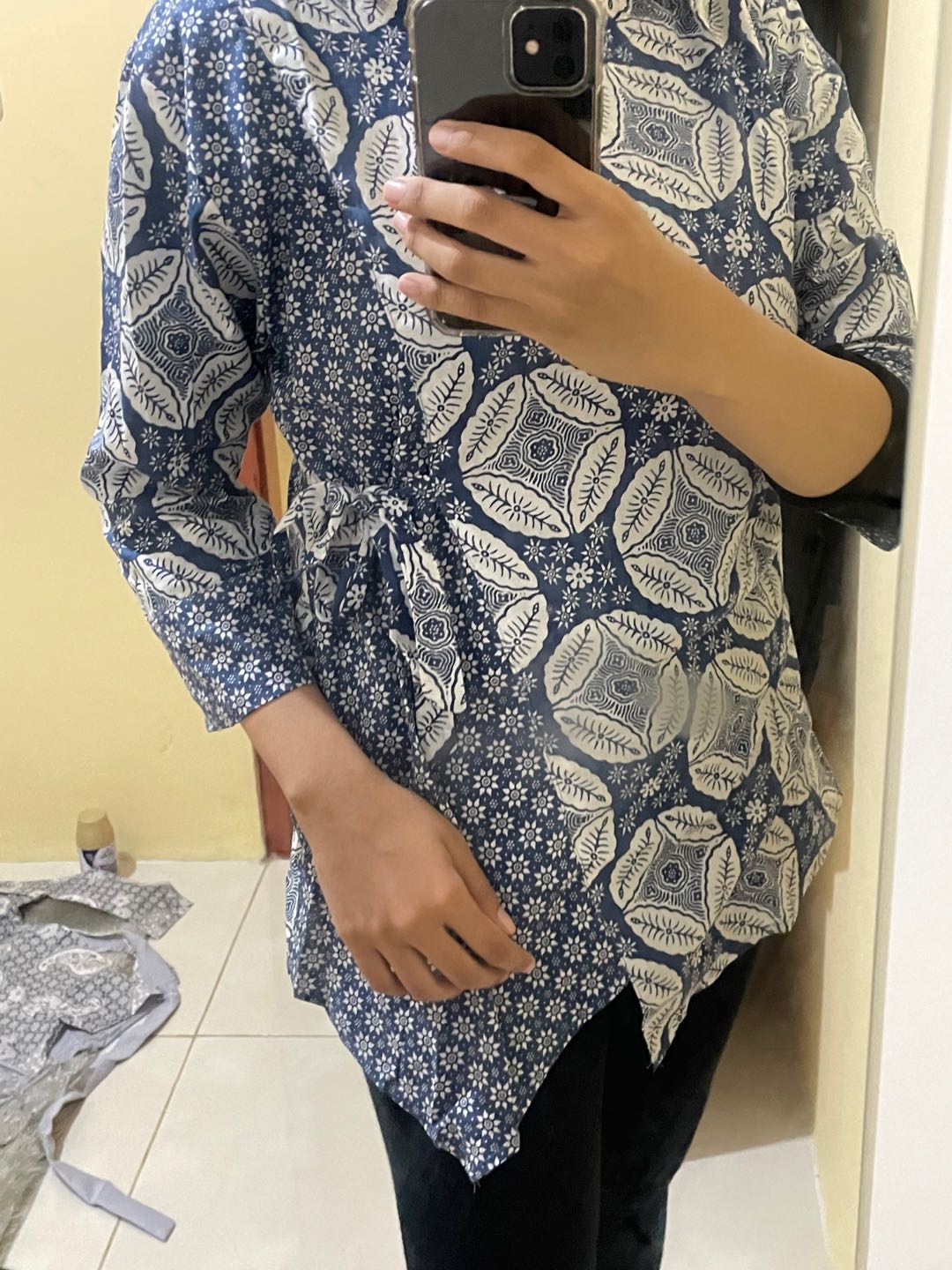 Baju Batik Wanita Modern Monalisa Genes M,l,xl Asli Pekalongan