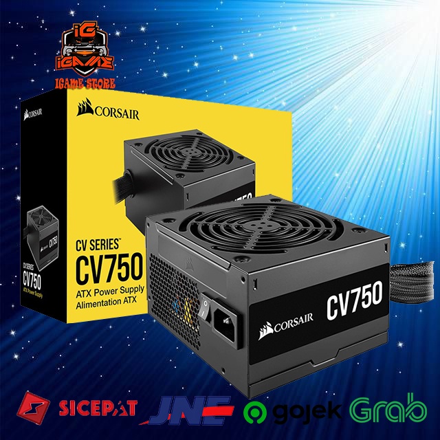 Corsair CV750 - 750 Watt 80 Plus Bronze Power supply NAMPOL GAN