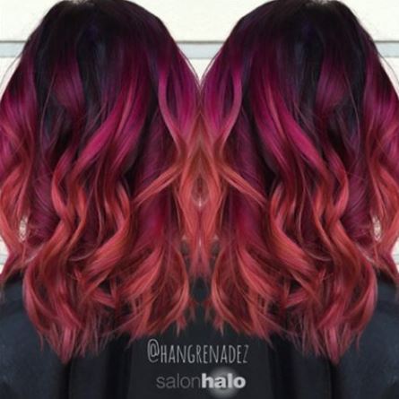 COLOR ME RED BERRY hair color cream cat pewarna rambut