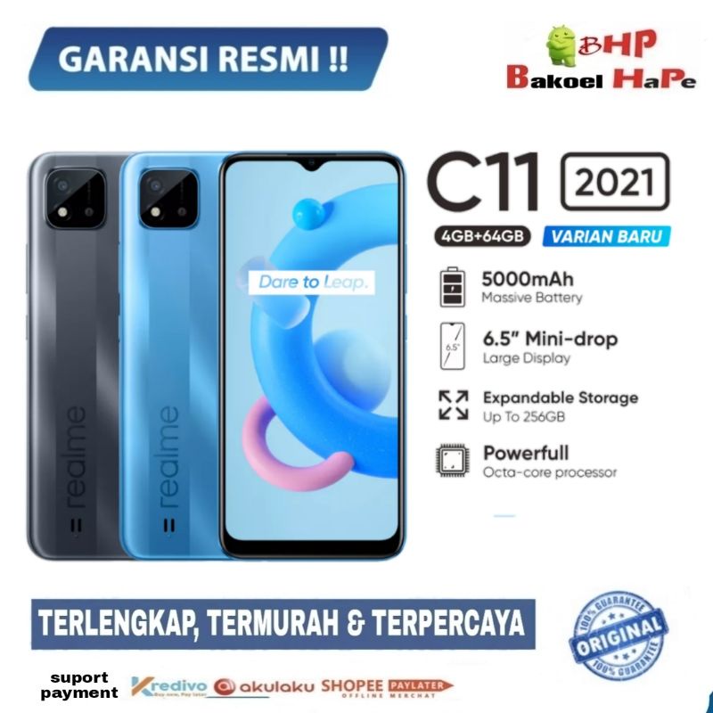 REALME C11 (2021) 4/64GB Garansi Resmi