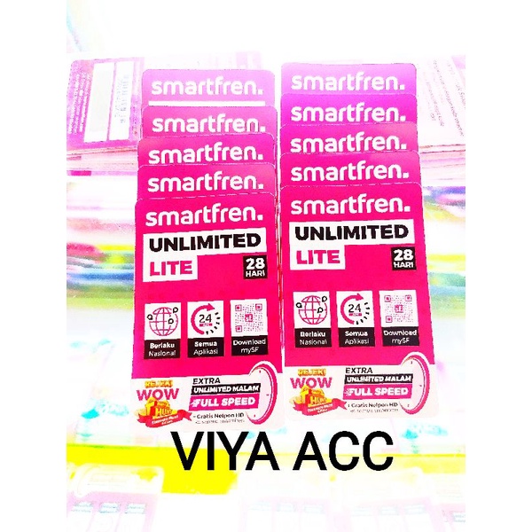 Voucher Smartfren UNLIMITED LITE 28Hari (FUP 500MB/hari)