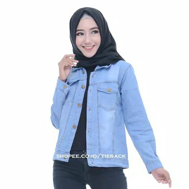 JAKET JEANS XL DENIM LIGHT BLUE