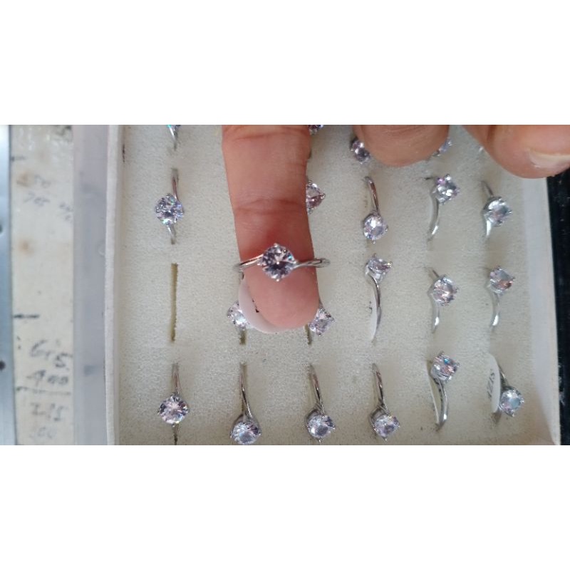 Cincin Permata 06 Besi Putih Ternate Asli