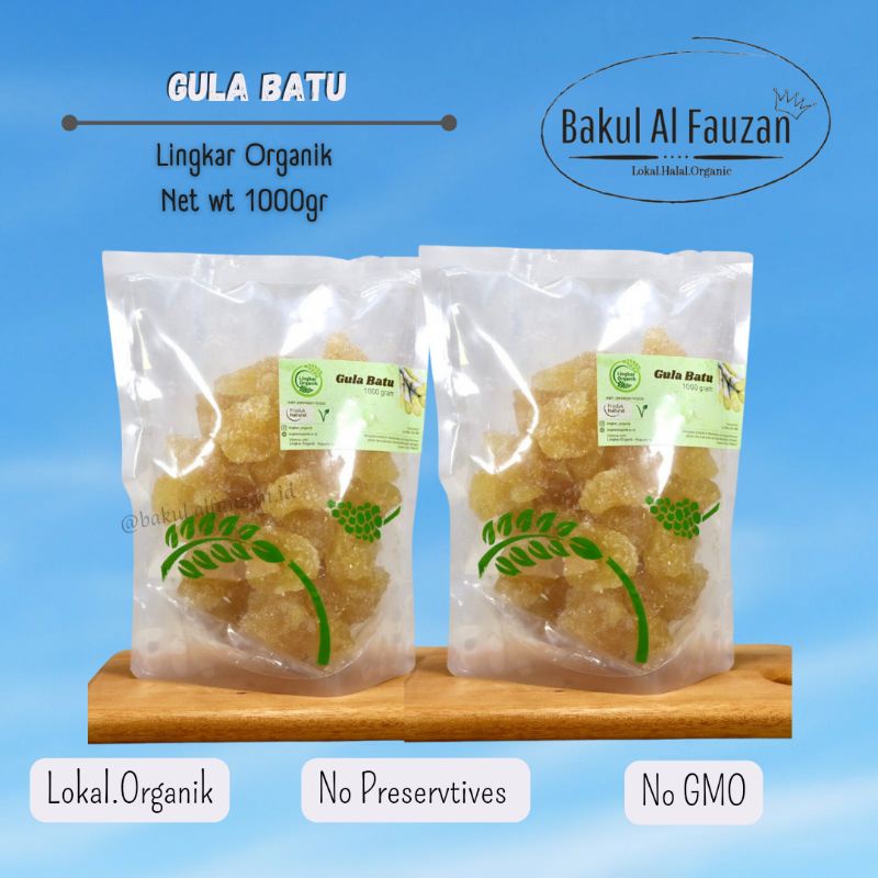 

Gula Batu original 1kg | Lingkar Organik
