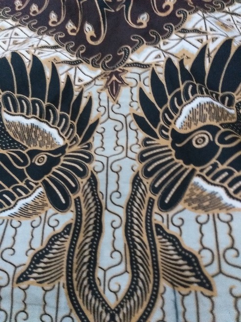 M231 Kemeja Pria Batik Panjang Coklat 1430