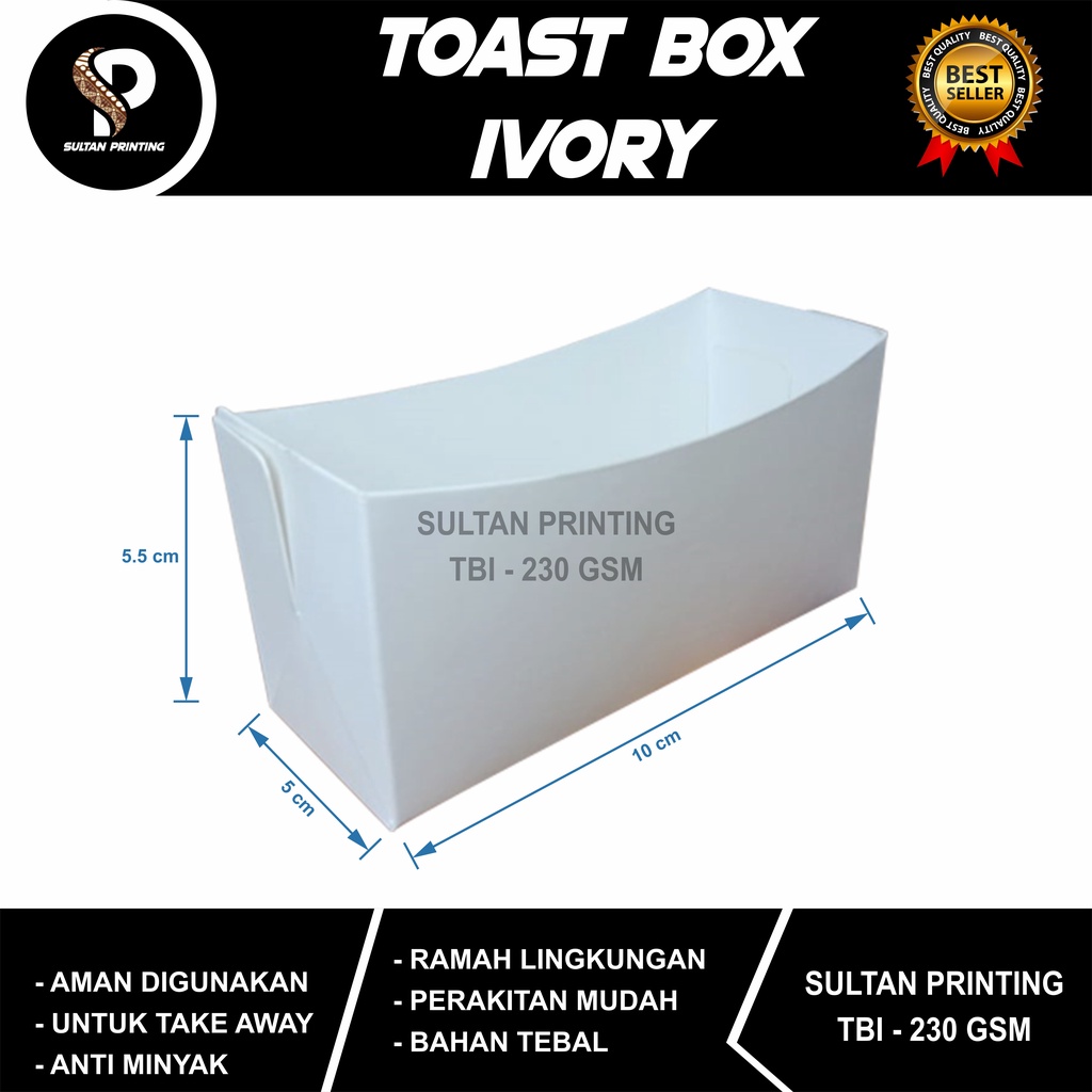 TOAST BOX M IVORY (PUTIH)