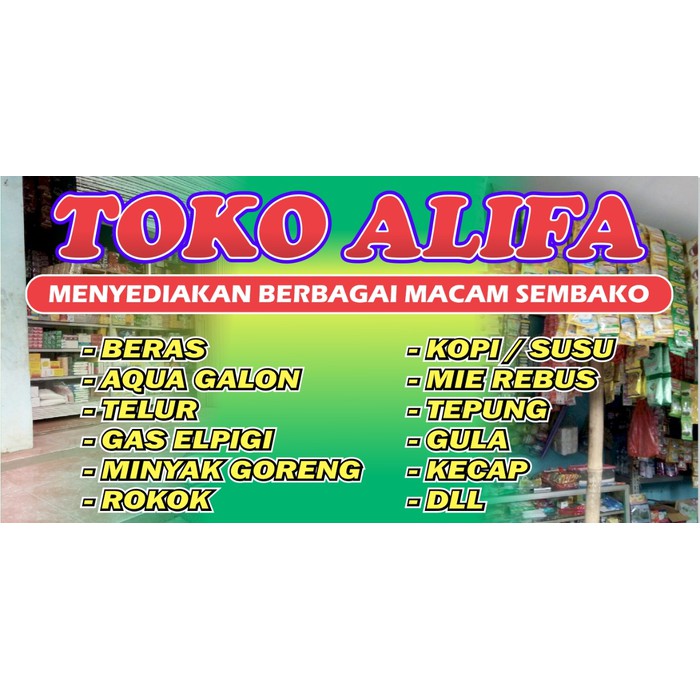 Spanduk Banner Toko 3x1 5 Meter Shopee Indonesia