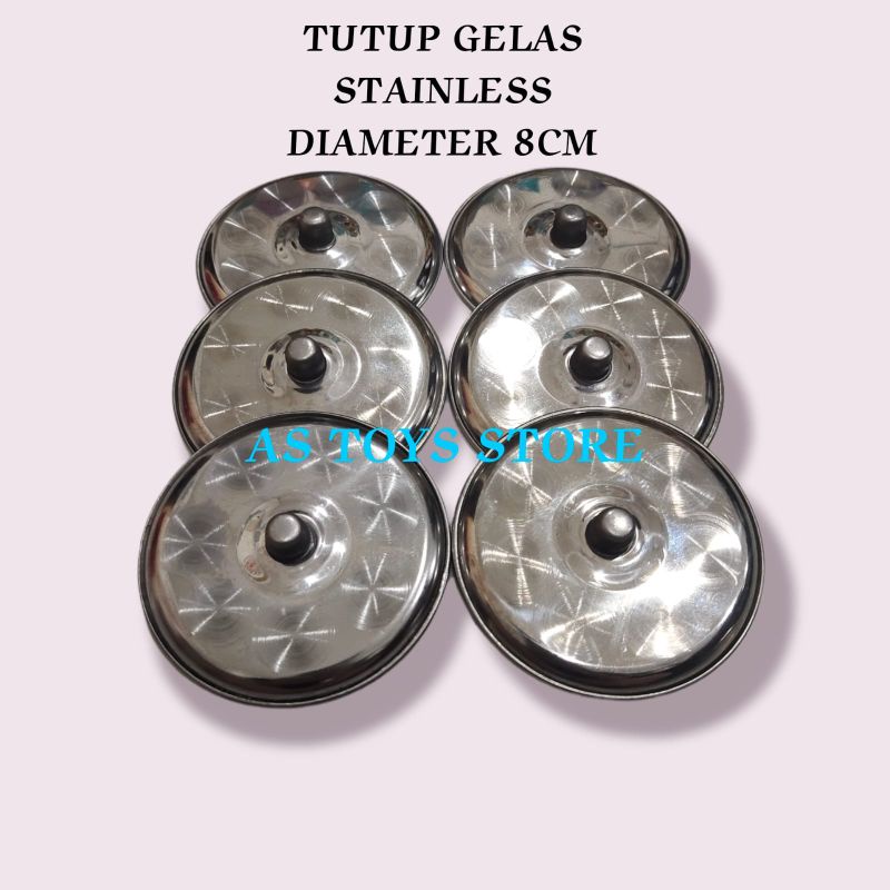 Tutup gelas stainless / Tutup cangkir