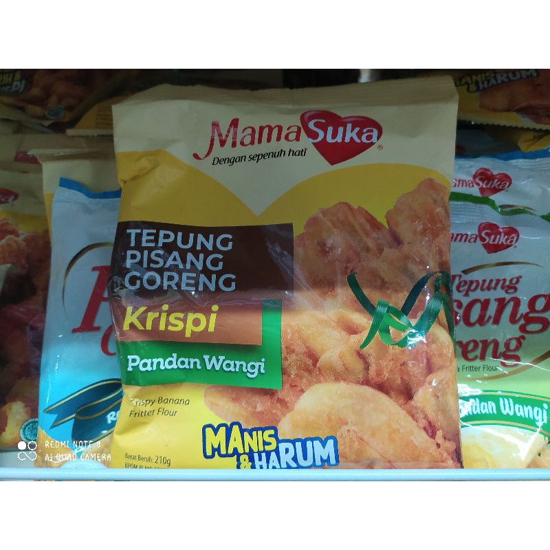 

Tepung Pisang Goreng Crispy Pandan Wangi 210 gram