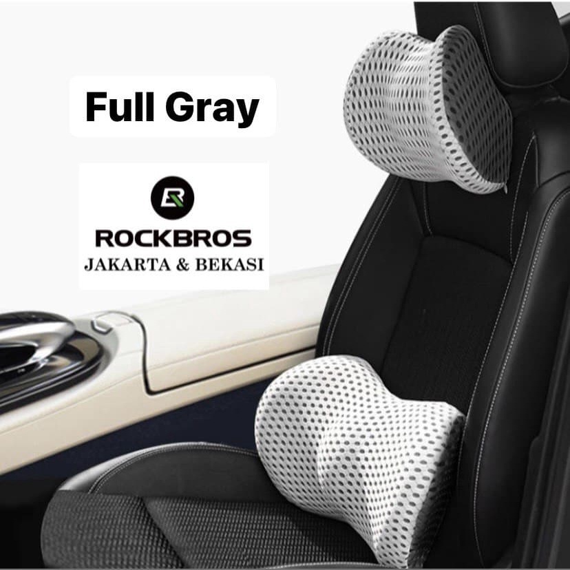 Bantal Jok Mobil 3D Lumbar Pinggang Punggung Leher Memory Foam 4D 2022