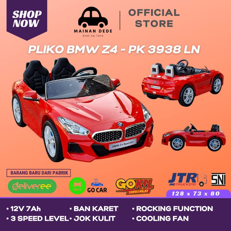 Mainan Mobil Aki Anak Pliko PK 3938LN BMW Z4 Roadster Lisensi