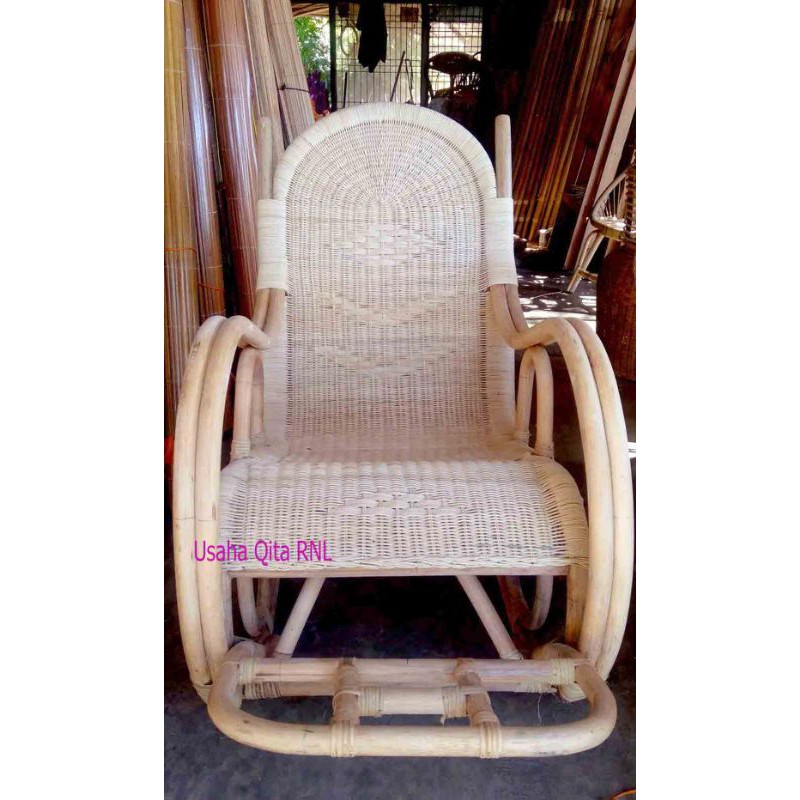 Jual Kursi Goyang Rotan Kursi Tidur Malas Kursi Santai Outdoor Indoor Kursi Orang Tua