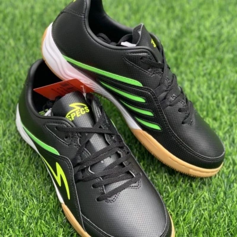TEEBARU SEPATU FUTSAL SPECS METASALA MAGNUM 2 BLACK/SAFETY YELLOW