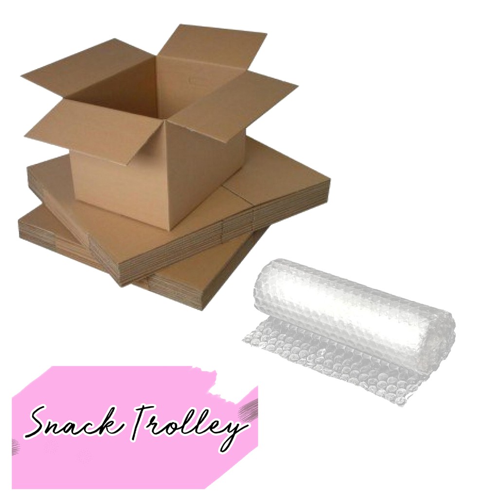 

Tambahan packing kardus dan bubble wrap