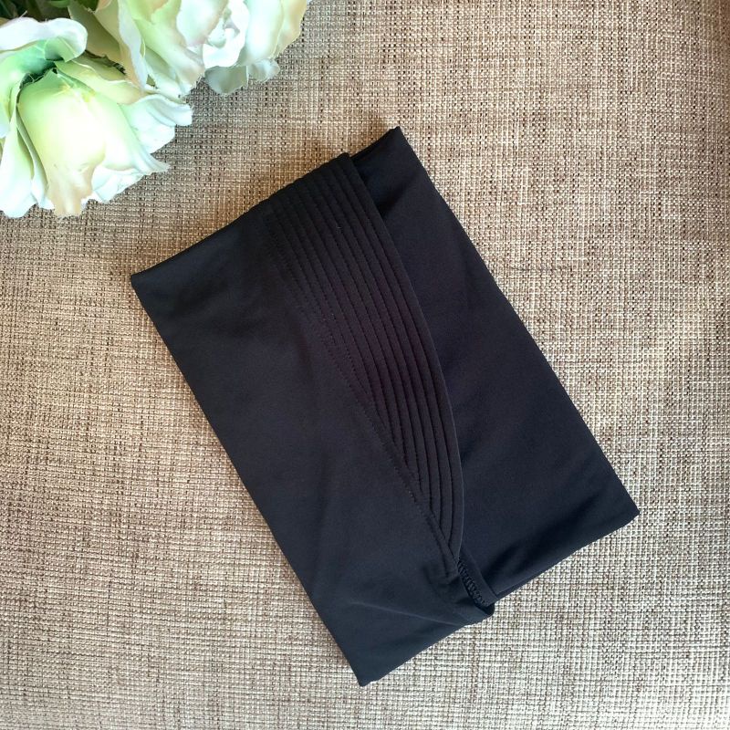 HIJAB SPORT | INARA | AZZURA | JILBAB OLAHRAGA | BERGO OLAHRAGA |HIJAB POLOS MARYAM BERGO | OTK-Hitam