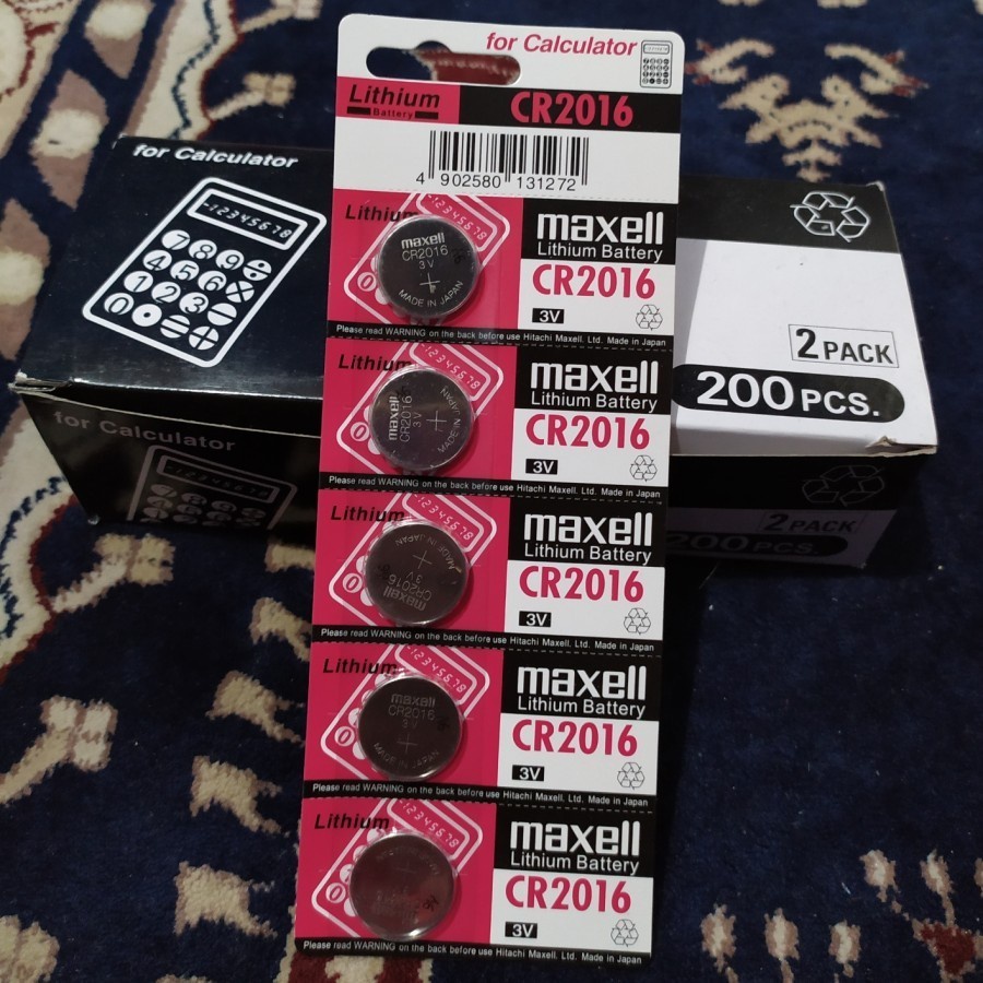 Baterai / Batre MAXELL ORI 3V CR 2016