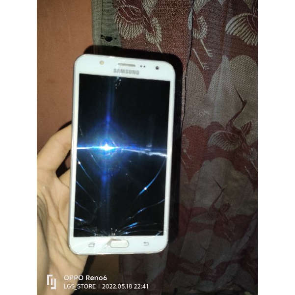 Lcd Touchscreen Samsung J7 2015 / J700F Ori (Minus tc retak sentuh normal)