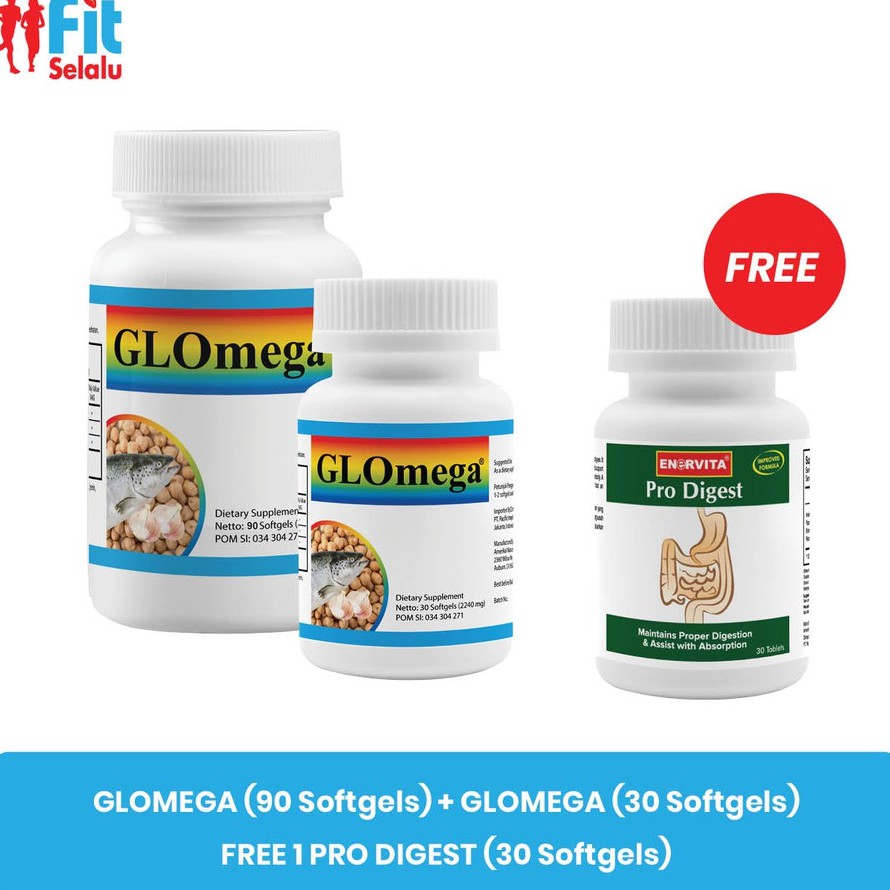 Glomega Omega 3 ( 90 softgel + 30 softgel )