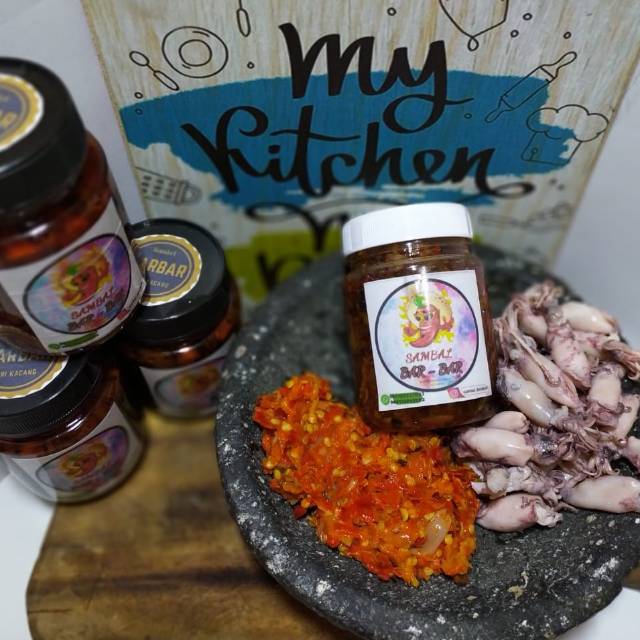 

Sambel_BARBAR Sambal,sambel Baby Cumi extra pedas