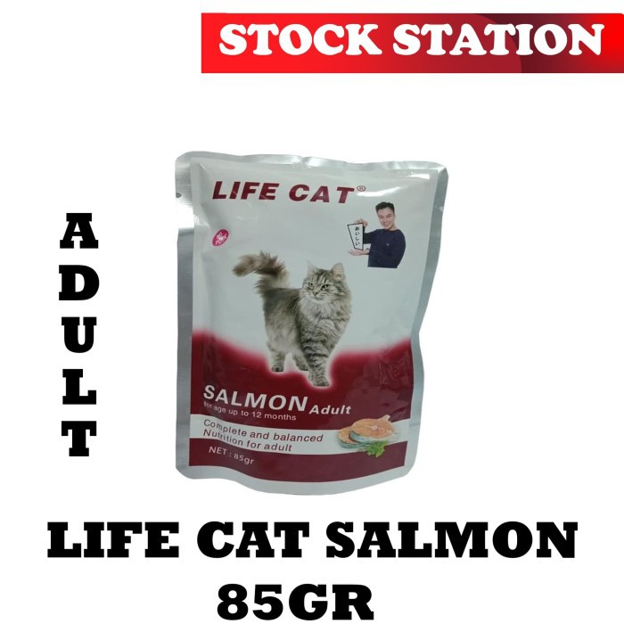 LIFE CAT Pouch Adult Salmon 85gr