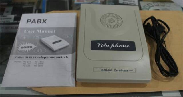 PABX VITAPHONE TC108 (1LINE, 8EXT) SOHO SERIES - TELEPHONE SWITCH #Best Product &amp; High Quality