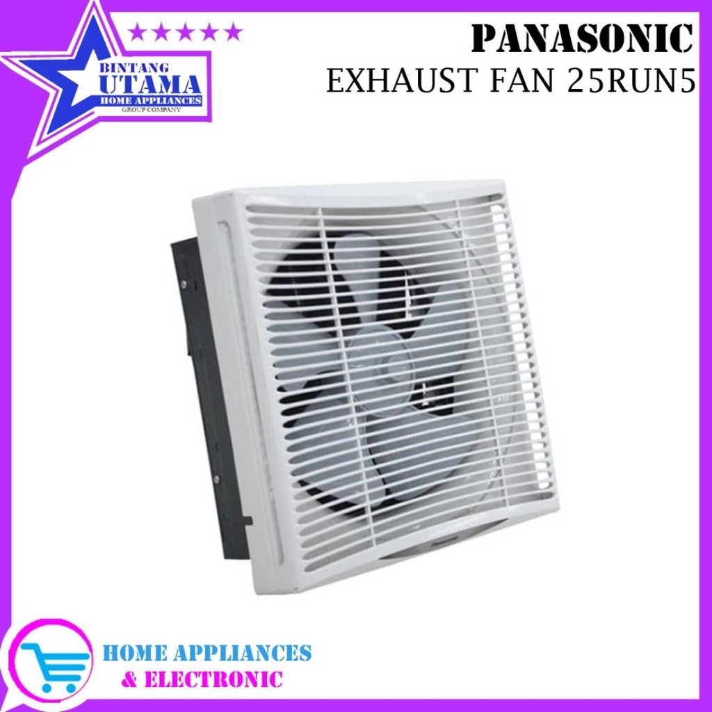 Jual PANASONIC EXHAUST FAN / HEXOS PLAFON FV-25 RUN / FV 25RUN5 (10 ...