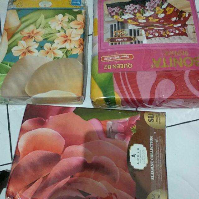 Rc Termurrah Bahan Dispers Tidak Luntur Sprei Adela 120×200 Cm