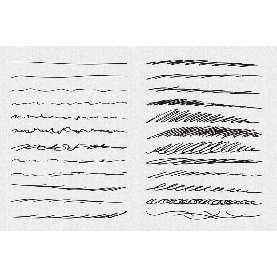 Vector Pencil Sketch Brushes