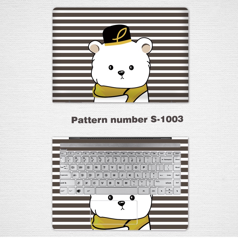 Stiker Laptop 2 Sisi Motif Kartun Bahan Vinyl Untuk Laptop 11 / 12 / 13 / 14 / 15 / 17 Inch Lenovo yoga 720 13 PRO 520