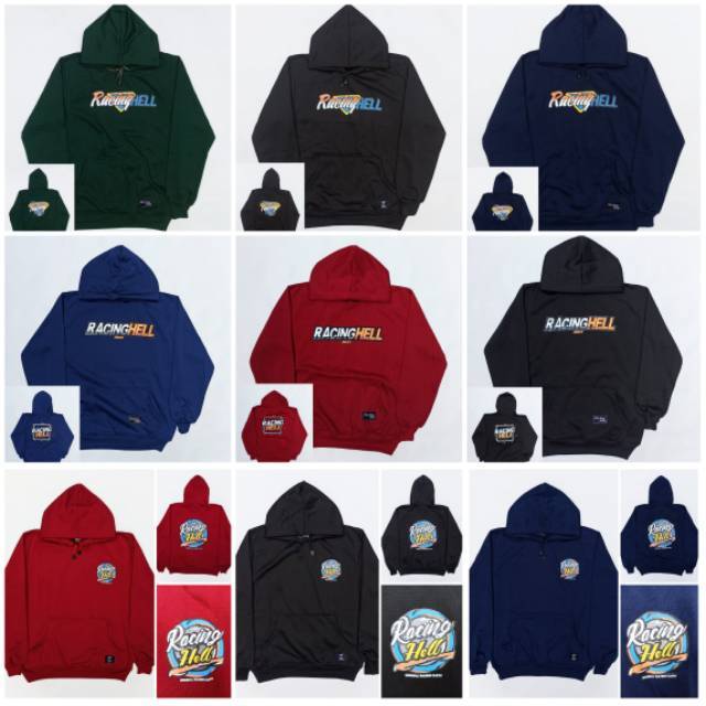 (Ready) Hoodie Racing Hell//Jaket Racing Hell