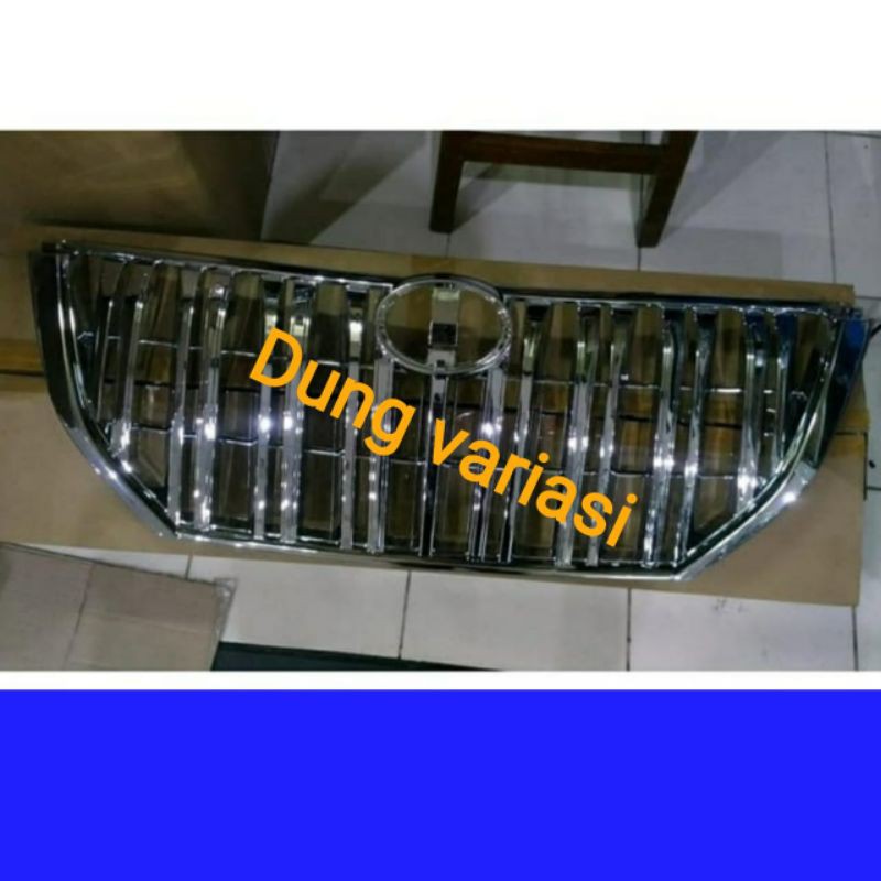 grill depan grand Innova 2014-2015 model ganti chrome dan hitam glossy