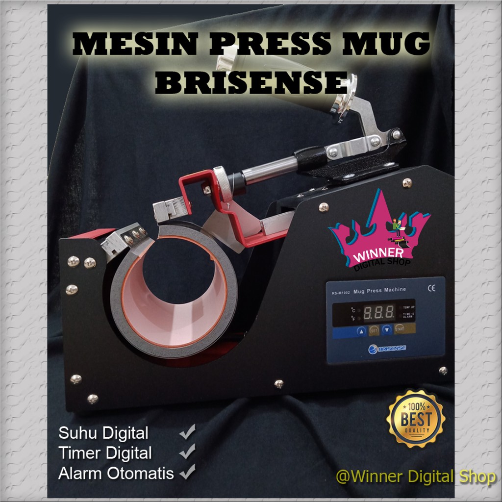 Mesin Press Mug Digital Brisense Mesin Mug Sublim